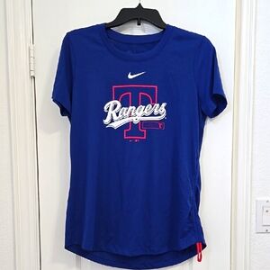 NIKE Texas Rangers Womens Dri Fit Tee - Size M - NWT